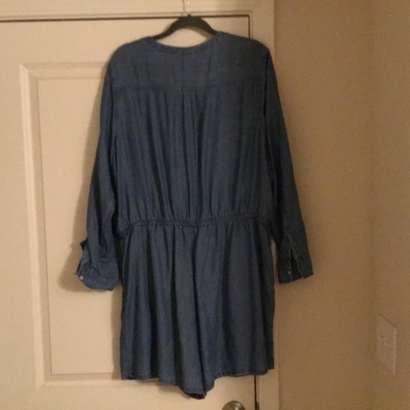 Old Navy XL Chambray Romper - Picture 2 of 4